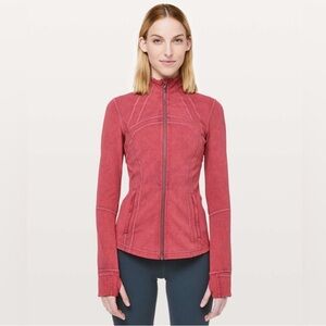 Lululemon Define Jacket *Garment Dye in Washed Misty Merlot Size 12